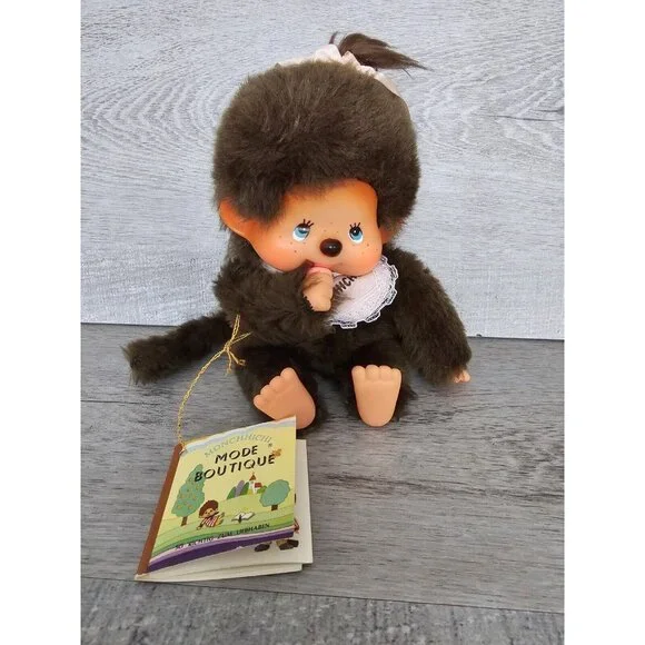 80s Japanese Monkey Toy 1974 Vtg Monchhichi Doll